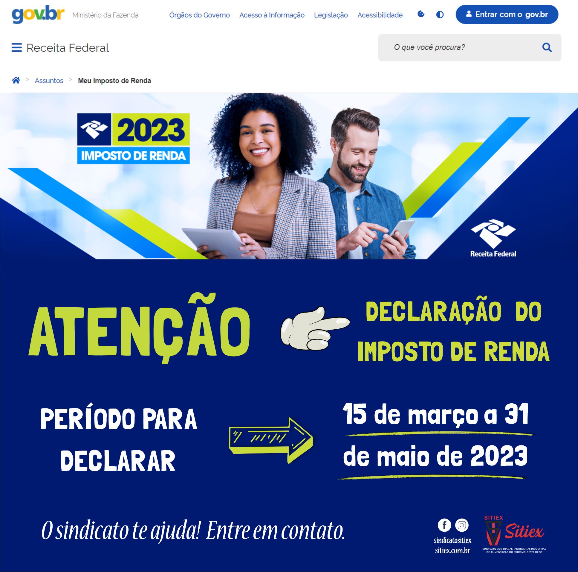 Declaração do Imposto de Renda