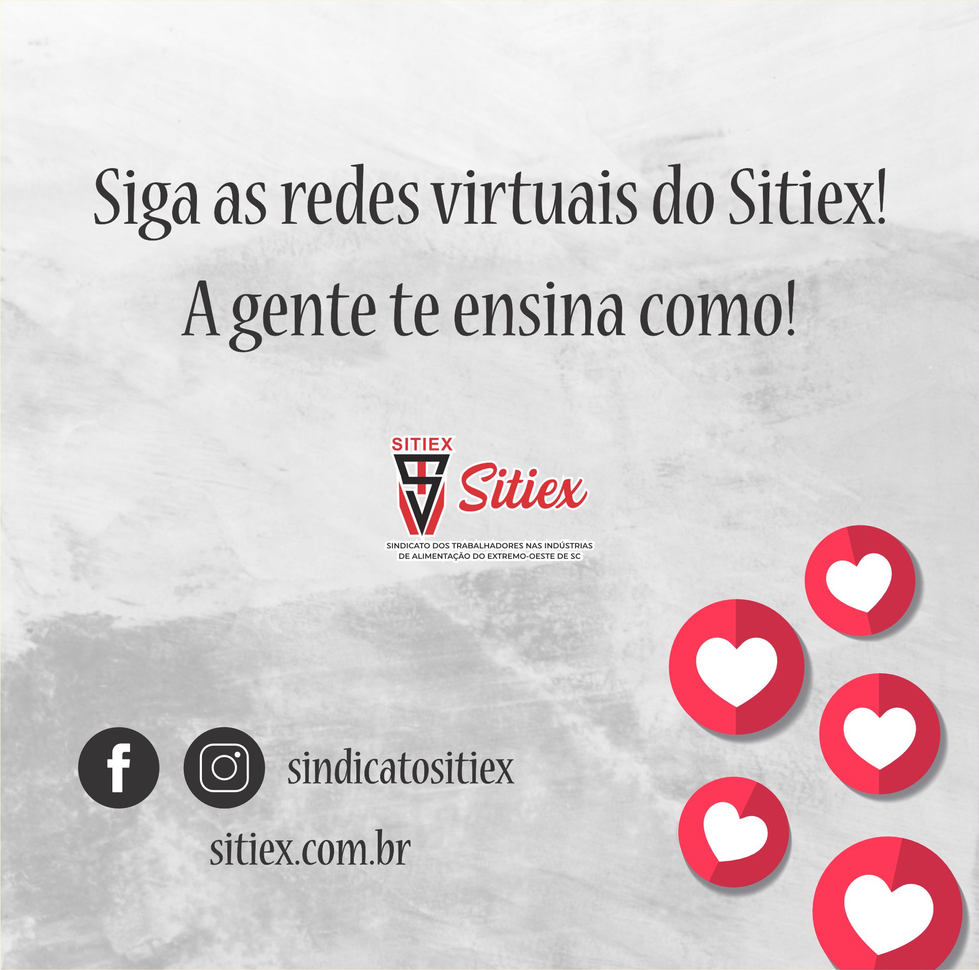 Olá, você conhece as redes do Sitiex? Ainda não? Tem dificuldade em acessar?